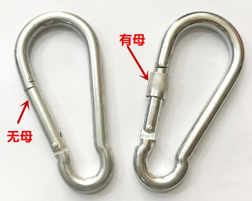 不銹鋼彈簧扣 保險扣鑰匙扣掛鉤